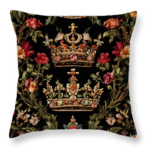 Queens Crown - Throw Pillow